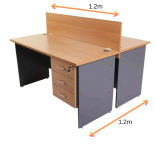 2-Way wooden workstation