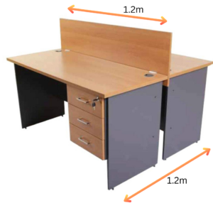 2-Way wooden workstation