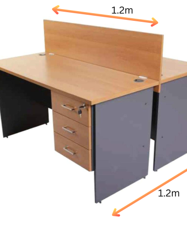 2-Way wooden workstation