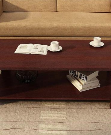 Mahogany coffee table.