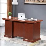 mahogany 1.4 meters office desk