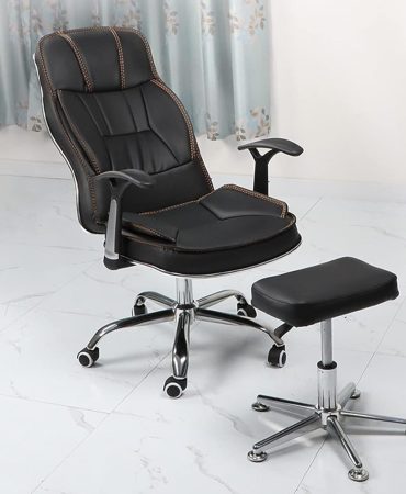 Recliner leather office chair