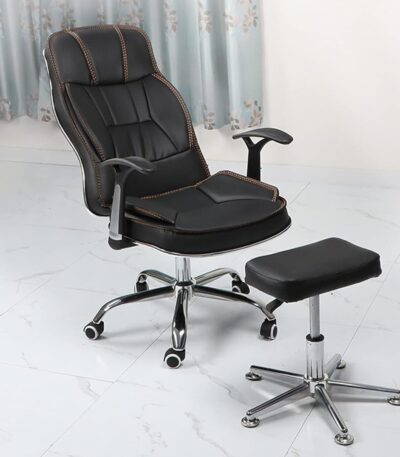 Recliner leather office chair