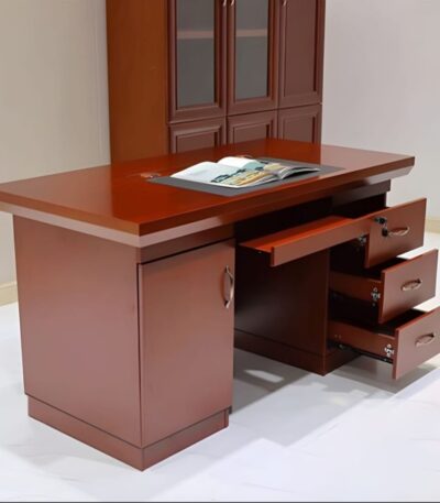 mahogany 1.4 meters office desk