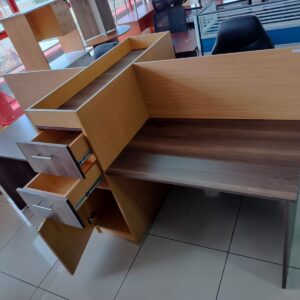 4 way wooden workstation