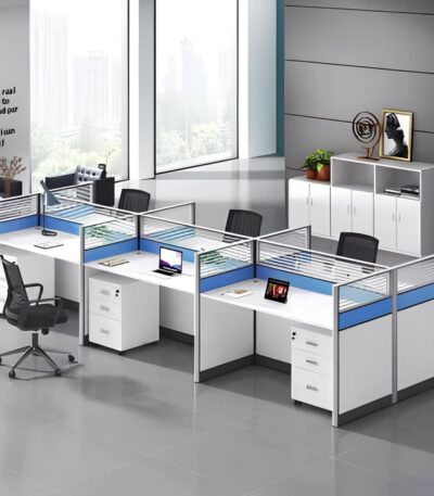 6-way office workstation