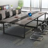 Wooden standard boardroom table