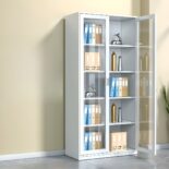 Glass door filing cabinet