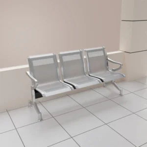 3-link steel reception bench
