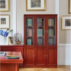 Office 3 door wooden cabinet