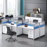 4 seater modular workstation