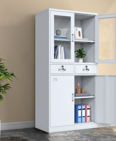 Halfglass 2 door cabinet