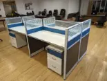 4 seater modular workstation