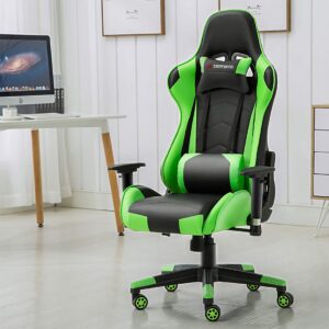 Green gaming chair