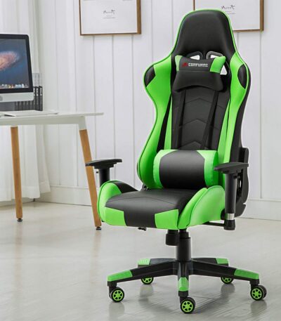 Green gaming chair