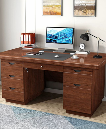 1200mm mahogany office desk