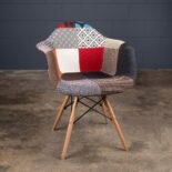 Patched eames chair