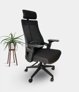 Ergonomic headrest chair