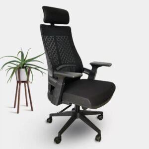 Ergonomic headrest chair