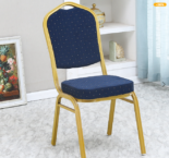 Blue banquet chair