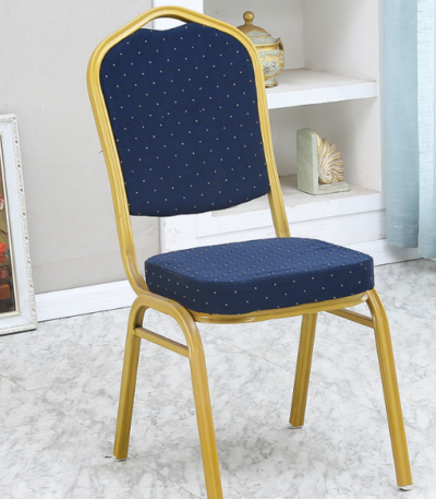 Blue banquet chair