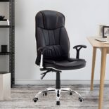 Recliner leather office chair
