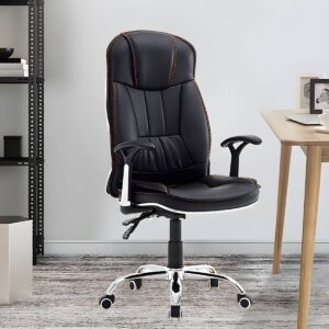 Recliner leather office chair