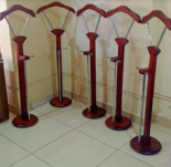 mahogany coat stand