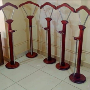 mahogany coat stand