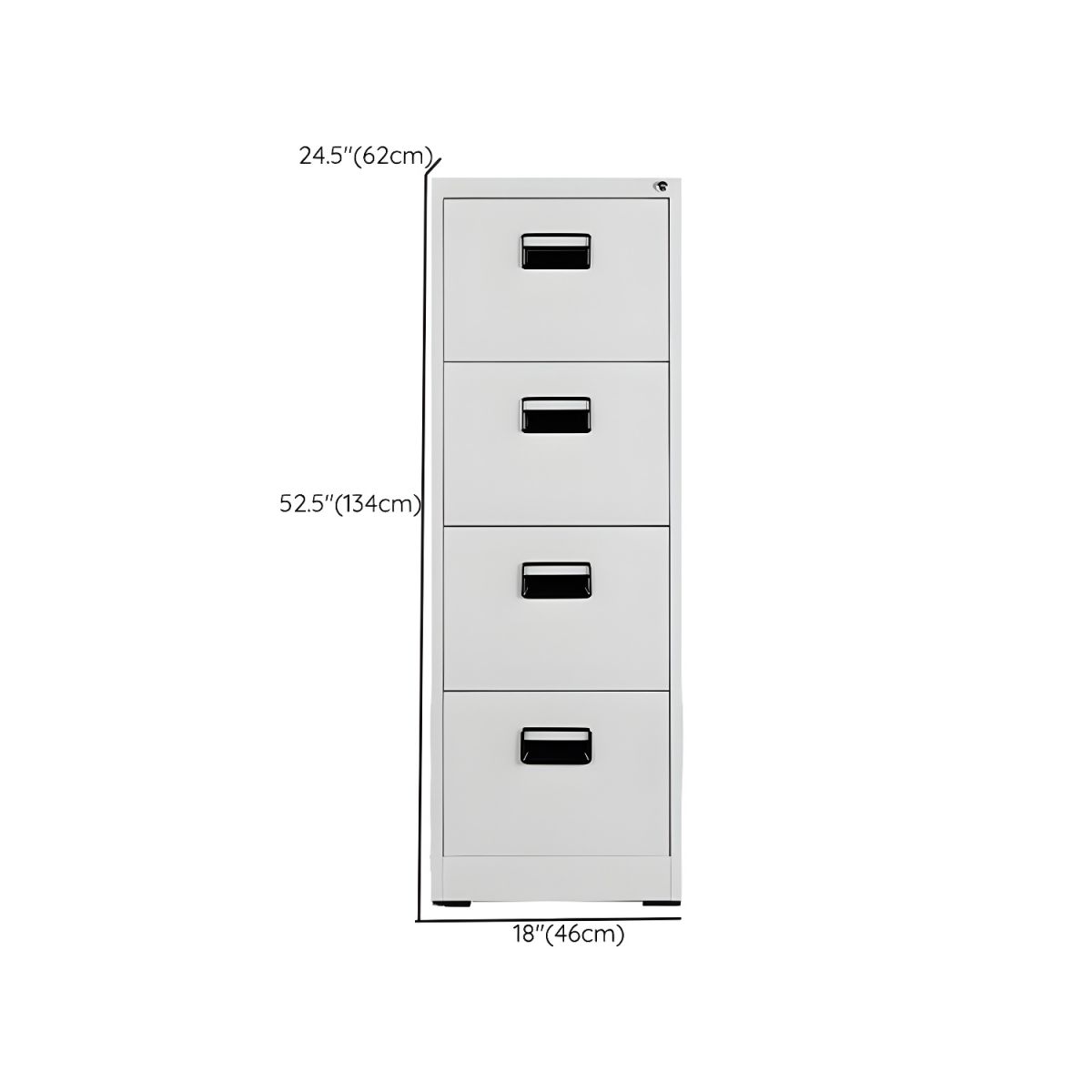 Lockable 4 Drawer Cabinet - FCK Office Furniture