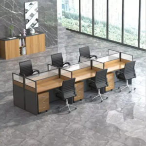 Modular 6 seater workstation