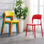 Stackable outdoor chairs