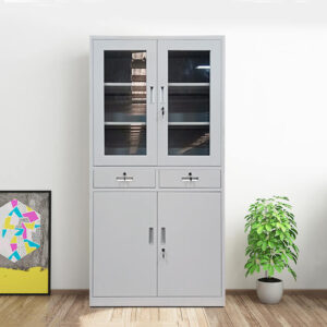 2 door Metallic storage cabinet