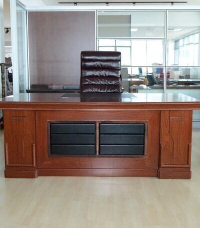 160cm mahogany office desk