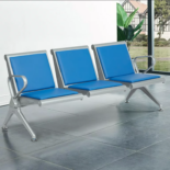 Heavy duty padded airport bench