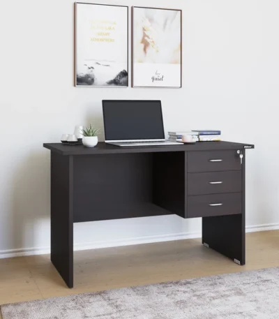 120cm study desk with drawers