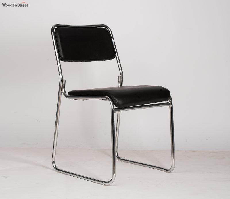 Chrome office visitor chair