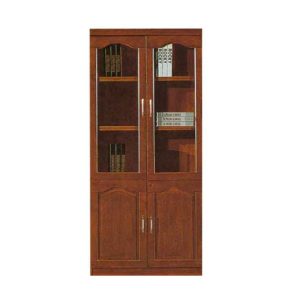 2-Door wooden office bookcase