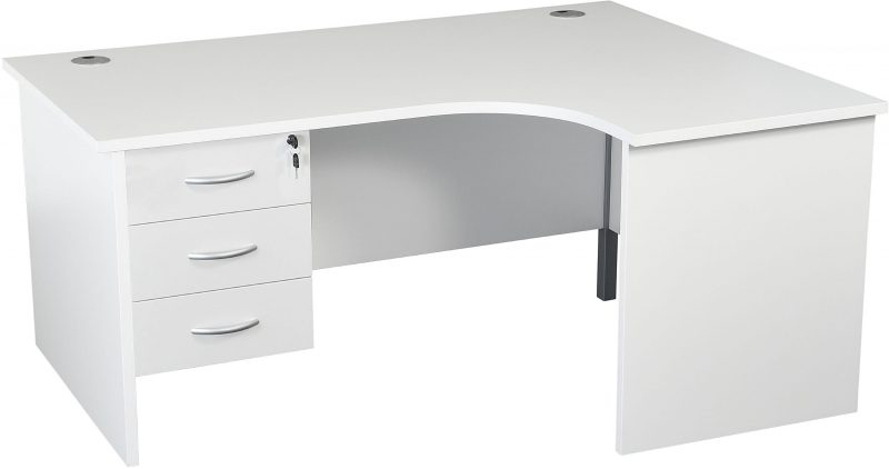 1.4m modern curved desk - Image 2
