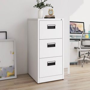Vertical 3-drawer office filing cabinet