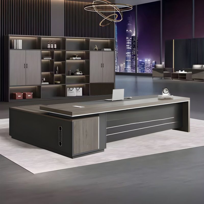 1800mm executive L-shaped desk - Image 3