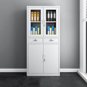 2-door metallic storage cabinet