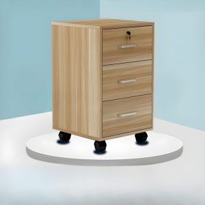 Mobile 3-drawer pedestal