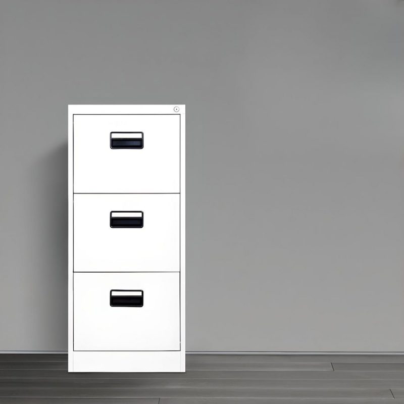 Vertical 3 drawer filing cabinet
