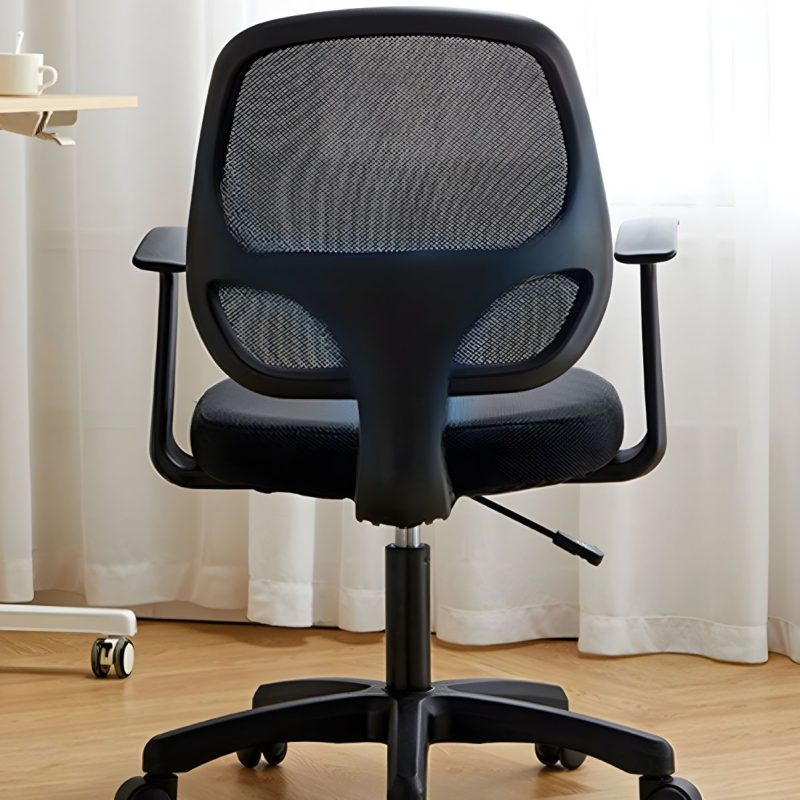 Black mesh cashier office chair - Image 2