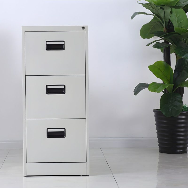 Lockable 3-drawer office cabinet - Image 3