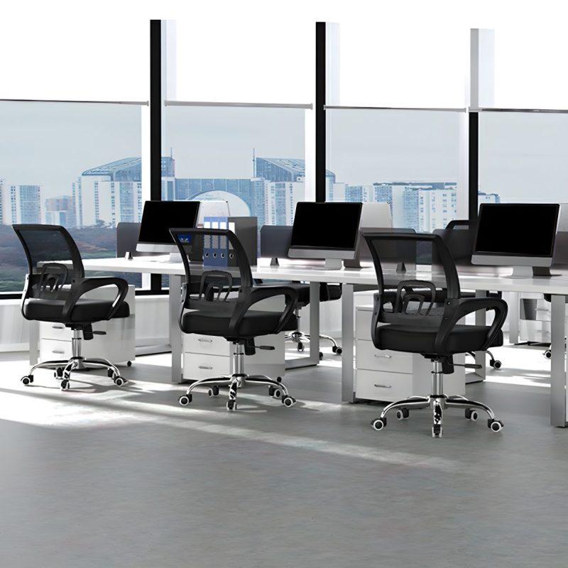 Low back secretarial office seat - Image 4