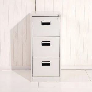 3-drawer lockable filing cabinet