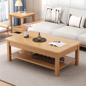 Brown executive office coffee table