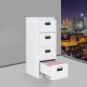 Vertical 4-drawer filing cabinet